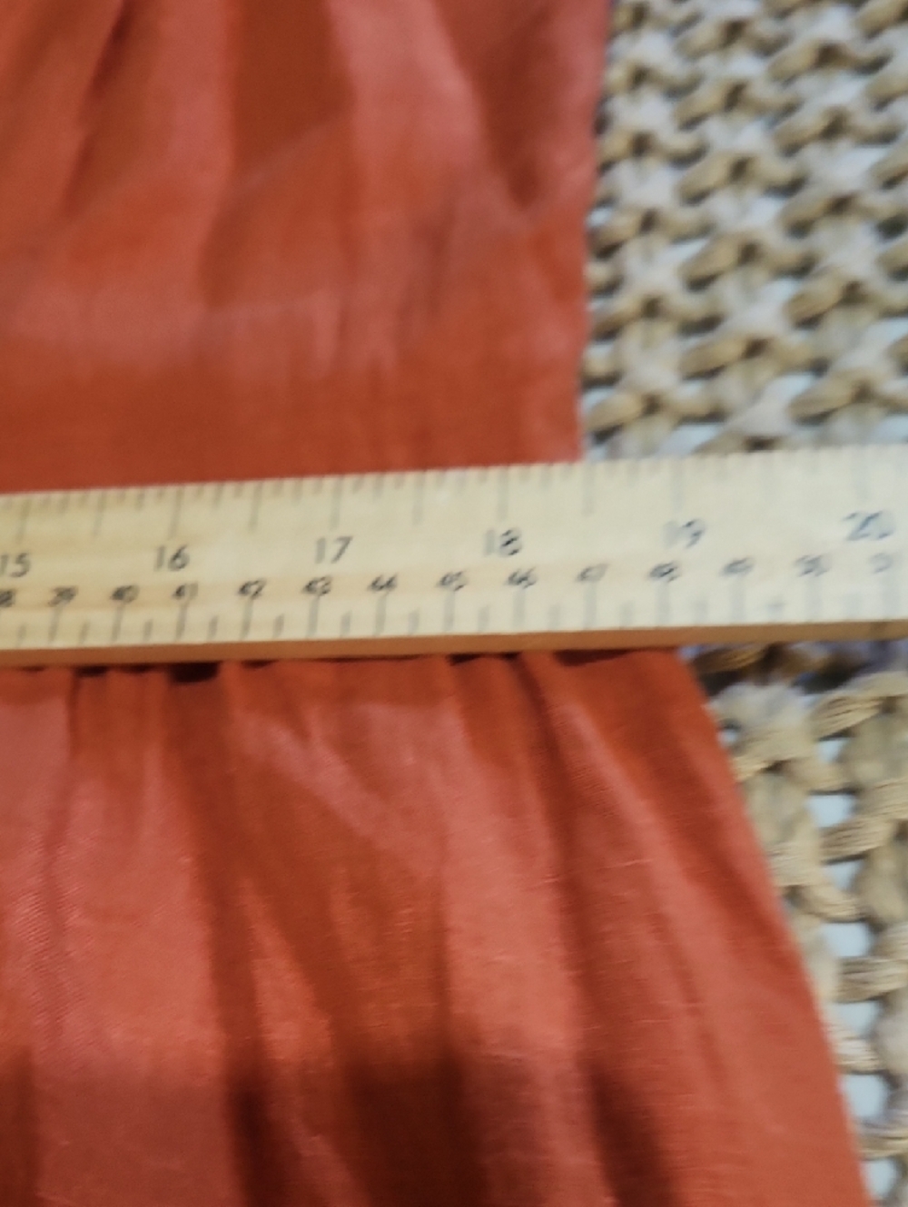 Reitmans Rust Orange Linen - Picture 7 of 8